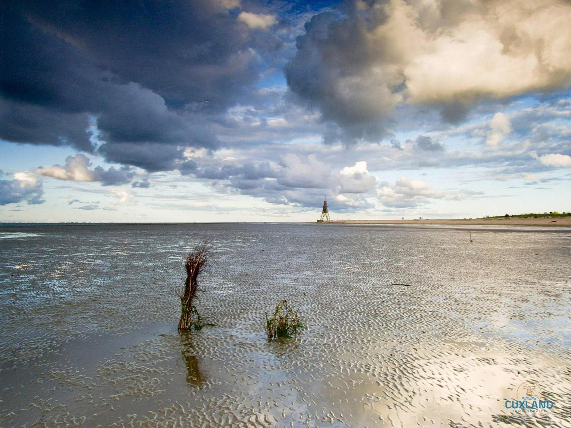 Strand Und Zentrumsnahe Ferienwohnung Fuer Bis Zu 2 Personen In Doese Cuxhaven Bagian luar foto